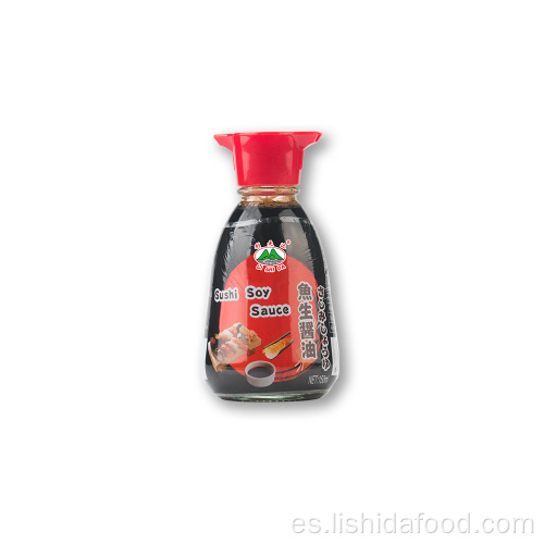 Botella de mesa de vidrio 150 ml Sashimi Salsa de soja